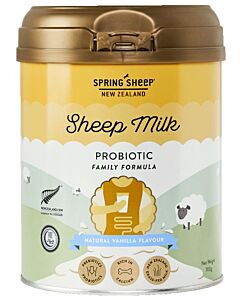 SPRING SHEEP MILK: Probiotic sheep milk - VANILLA Flavoured 700gm (For 4 years above and adults) 
