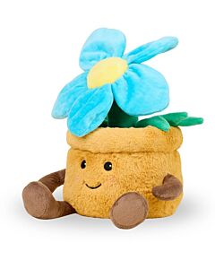 Warmies: Blue Flower Pot (Microwavable / Chillable) [PREORDER - Limited units arriving end Sept]