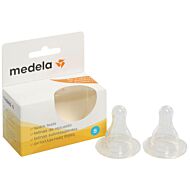 Medela: Breastmilk Bottle Spare Teats (Pack of 2) - Slow Flow - 10% OFF!!