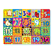 Sunta: 24pcs Heat Transfer Printed Puzzle | Numbers Jigsaw Puzzle - 20% OFF!!