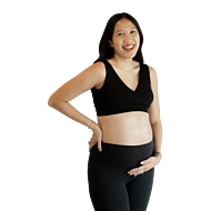 Boss Mama: Real-Support Nursing Bra - M (Black)
