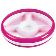OXO TOT: Divided Plate with Removable Ring - Pink - 25% OFF!