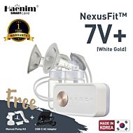 Haenim NexusFit™ 7V+ Portable Electric Breast Pump - White Gold