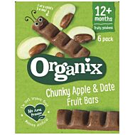 Organix Goodies Date & Apple Chunky Fruit Bars (6pack x 17g)