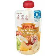 Heinz: Simply Apple, Peach & Mango Pouch 120g (From 6+ Months)