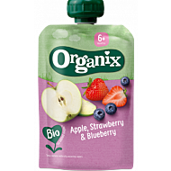 Organix Apple, Strawberry and Blueberry 100g (6+ months)
