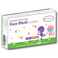 Autumnz: CHILDREN Disposable Face Mask (3 Ply) with Ear Loops *14.5 x 9.0 cm (SMALL)* - 20pc/pack - 28% OFF!!