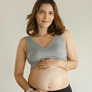 Boss Mama: Real-Support Nursing Bra - M (Grey)
