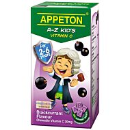 Appeton A-Z Vitamin-C (Blackcurrant) Tablets 100's (For 2-6 years old)