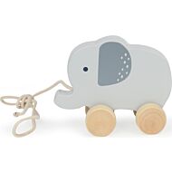 Bubble: Wooden Elephant Pull Along Toy
