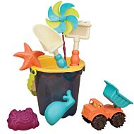 B.Toys: Sands Ahoy! Medium Bucket Sets (Navy/Yellow) - 15% OFF!!