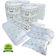  Bumble Bee: 7pcs Crib Bedding Set (Knit Fabric) - King of Hearts - 30% OFF!