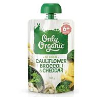 Only Organic: Cauliflower, Broccoli & Cheddar 120g (6+ Months)
