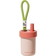 CHAKO LAB: BOBO CUP 316 Stainless Steel Thermos (Pink & Green)