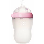 Comotomo Natural Feel Silicone Baby Bottle 250ml / 8oz (Pink) - 22% OFF!!