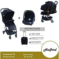 Halford: Concerto Travel System Stroller (Black) (Birth to 18kg) - RM280 OFF!!