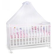 Happy Cot: Happy Wonder Plus Convertible Cot (White) with Mosquito Net (White) - 10% OFF!!