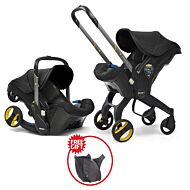 Doona Infant Car Seat Stroller *Model 2019* (FOC Snap On Storage Bag) - Nitro Black