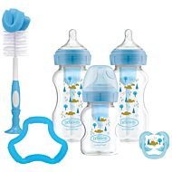Dr. Brown's: Options+ Gift Set - Wide-Neck Bottle (Blue) [NEW VERSION] - 27% OFF!!