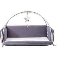 Emperor Baby: Premium Line Bumper Bed [Regular: 140x100x62cm] (Urban Grey) [PREORDER - Limited units arriving in 4-5 weeks ]
