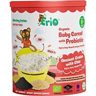 Erio: Organic Baby Cereal with Probiotics (Ancient Grains with Chia) 200g [6M+]