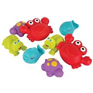 Playgro: Floating Sea Friends (Fully Sealed) (NEW 7 pc) - RM10 OFF!!
