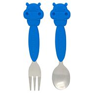 Marcus & Marcus | Fork & Spoon Set | Lucas (Hippo) - 10% OFF!!