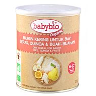 Babybio Dry Cereal for Infant (Rice, Quinoa & Fruits) 220g
