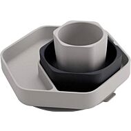 He or She: Toddle Feeding Set - Grey