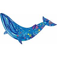 Hape Toys: Humpback Whale Shimmer Floor Puzzle 200pcs