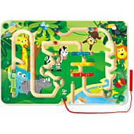 Hape Toys: Wooden Jungle Magnetic Maze