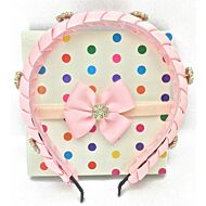 Bows & Blings: Princess Leah Set - Light Pink (Hand crafted!)