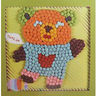 DIY Paper Art - Bear