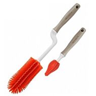 MOTHER-K: Silicone Brush (2 Kinds Of Sets) *Ruby Grapefruit* - 27% OFF!!