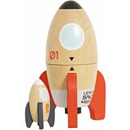 Le Toy Van: Magnetic Space Rocket Duo