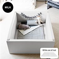 ALZiP® Mat Bumper Bed [Extra Large] (Milk)