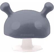 Mombella: Mushroom Silicone Teether (Grey)