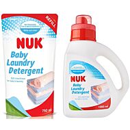 NUK: Baby Laundry Detergent 1000ml + FREE Refill Detergent 750ml - 9% OFF!!