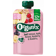 Organix Oatmeal, Apple, Banana, Raspberry and Blueberry 100g (12+ months)