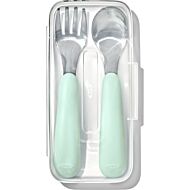 OXO TOT: On-The-Go Fork And Spoon Set (Opal)
