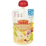 Heinz: Simply Pear, Banana & Apple Pouch 120g (From 6+ Months)