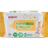 Pigeon: Hand & Mouth Wet Tissue 60'S