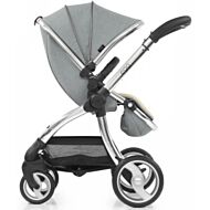 Egg® Stroller: Platinum Grey On Silver Chassis (Special Edition)