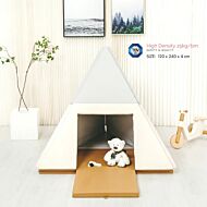 RaaB: Canoe Tent Play Mat 120x240x4cm (Macroon)