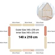 RaaB: DreamNest Playpen [140x210cm] + DreamNest House (No Mat)