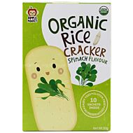 Apple Monkey: Organic Rice Cracker - Spinach Flavour (10 sachets inside) 30g - 15% OFF!!