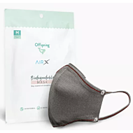 Offspring + AirX Biodegradable Mask | Frost Grey (Size M) + 2x Filters