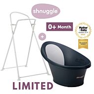 Shnuggle: Bundle Set [Bathtub + Bath Stand] (Navy) - RM129 OFF!!