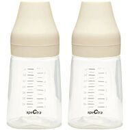 Spectra Breast Milk Wide Neck Storage PP Bottle 160ml (Pack of 2)