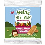 Heinz: Strawberry & Banana Biscotti 60g (From 7+ Months)